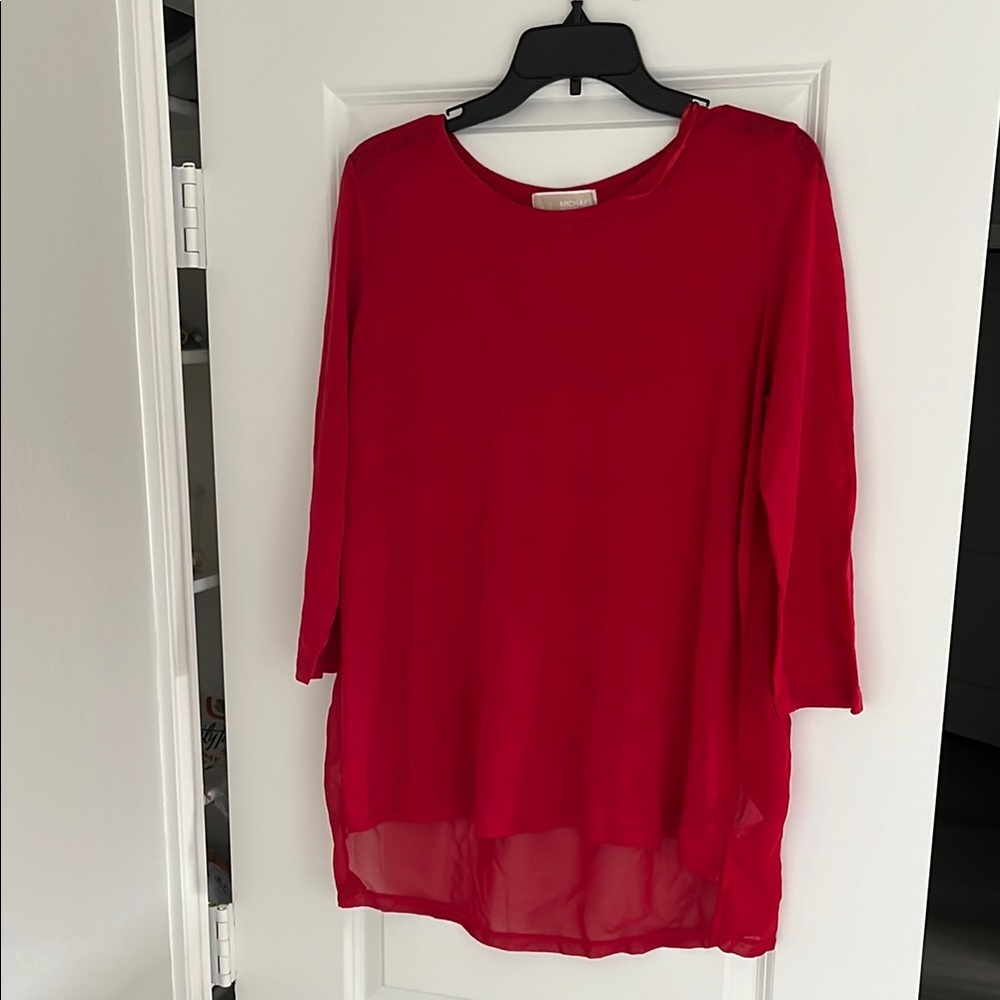 Michael Kors Elegant Red Women's Top